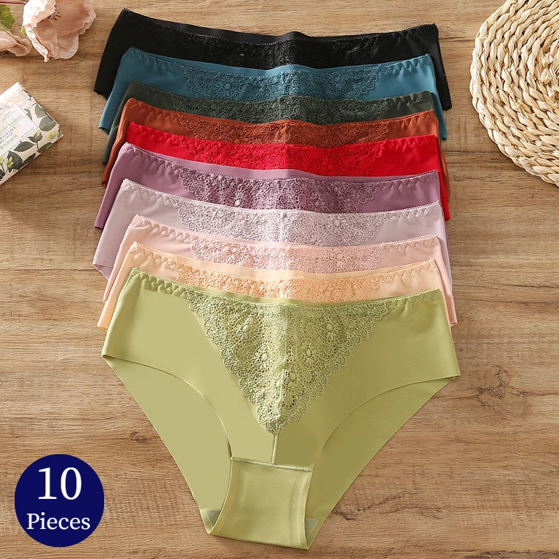 Sexy Lingerie Silk Satin Briefs