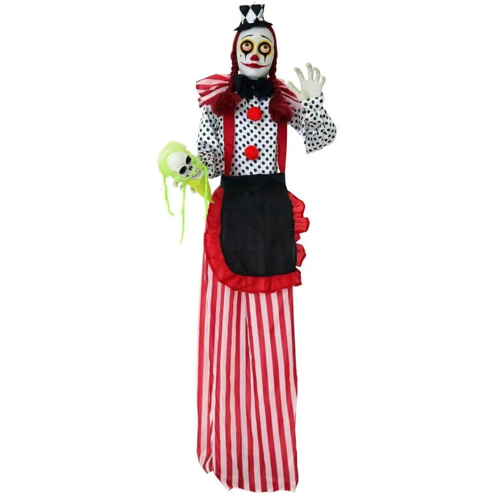 5.4-Ft. Standing Clown Halloween Prop