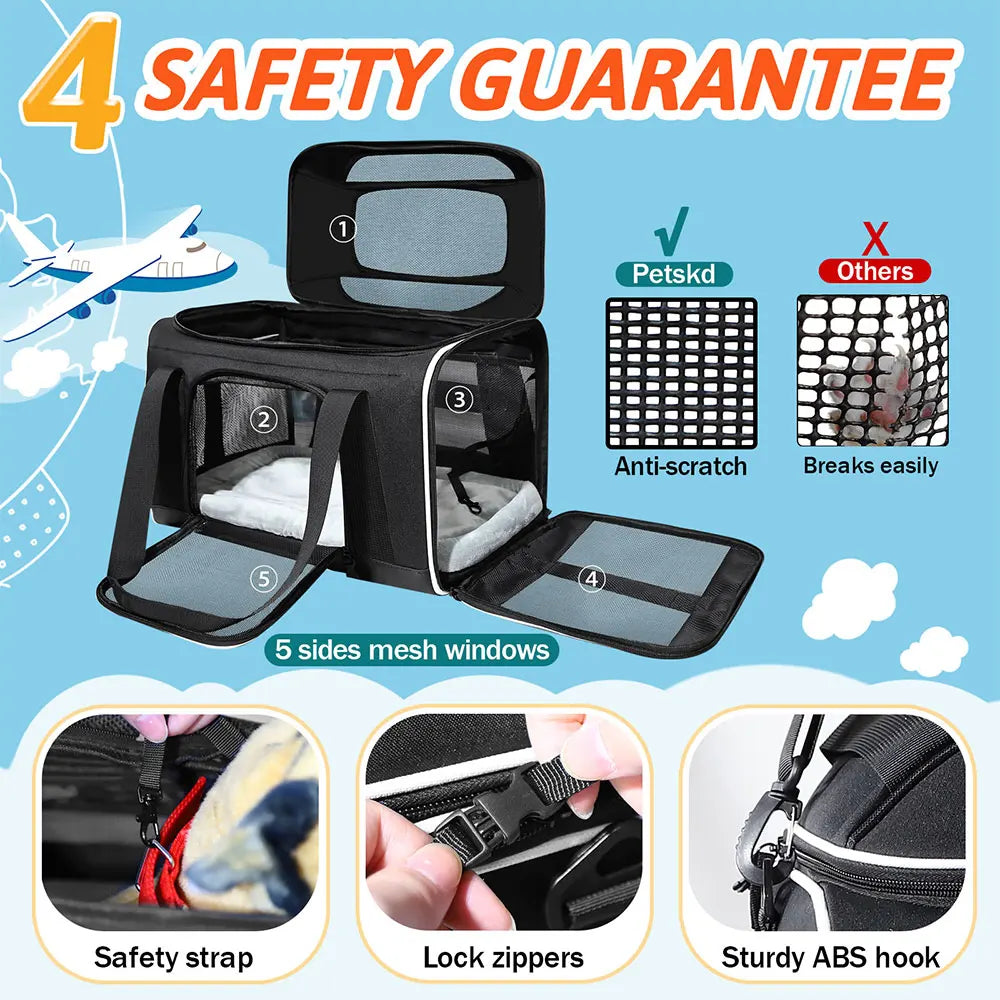 Top-Expandable Pet Carrier