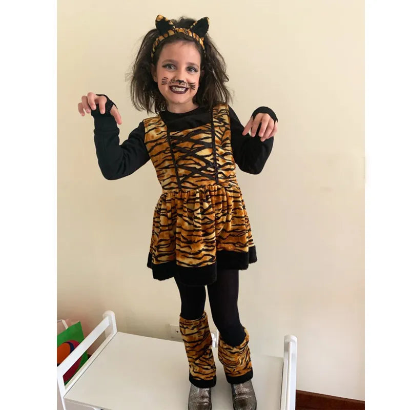 Lovely Halloween Costume Tiger