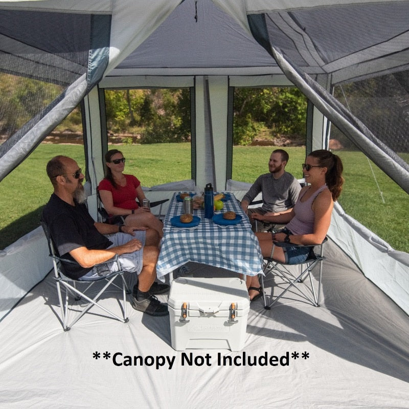 7-Person 2-in-1 Screen Tent with 2 Doors, Canopy Sold Separately