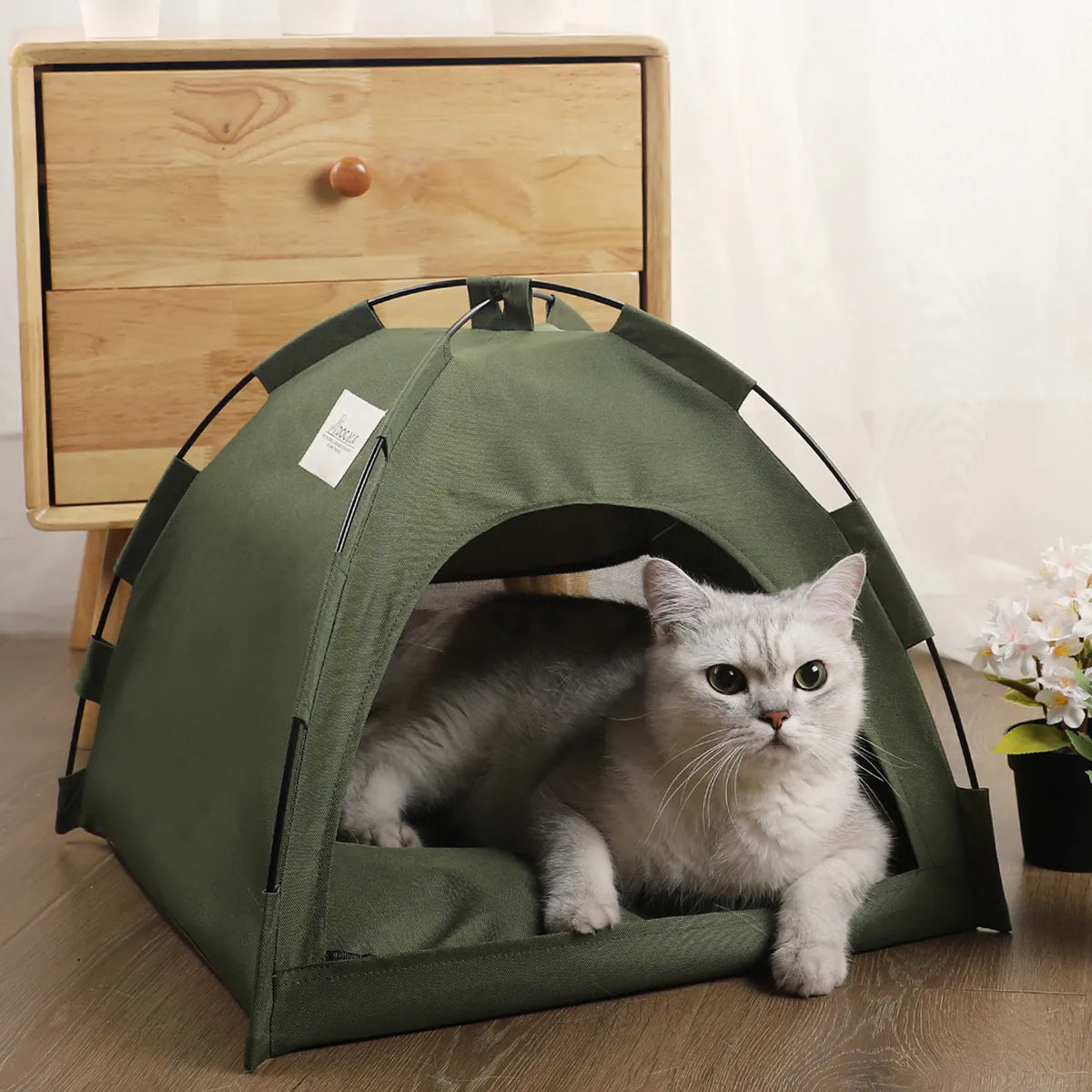 Tent Bed Cats House