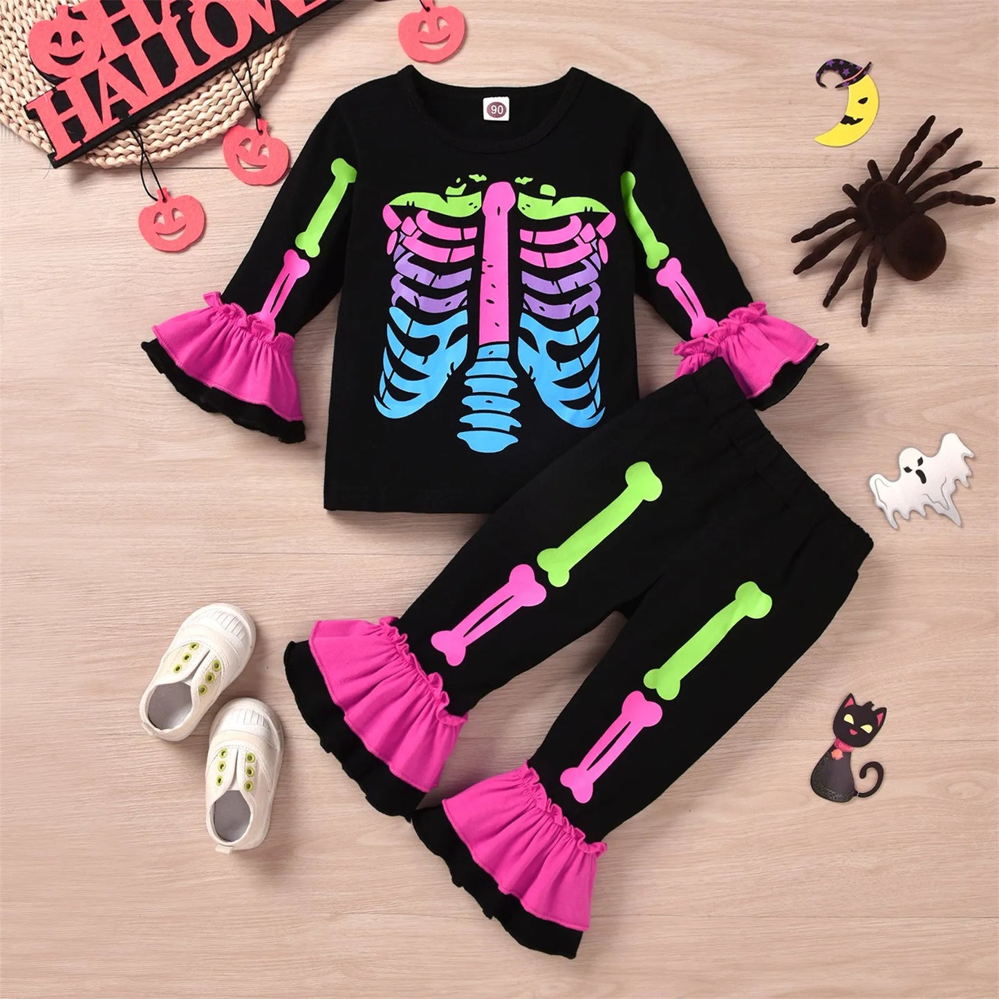 Girls Outfit Skeleton