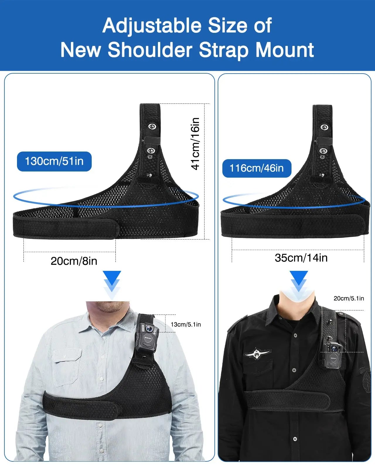 Camera Chest Shoulder Single Vest