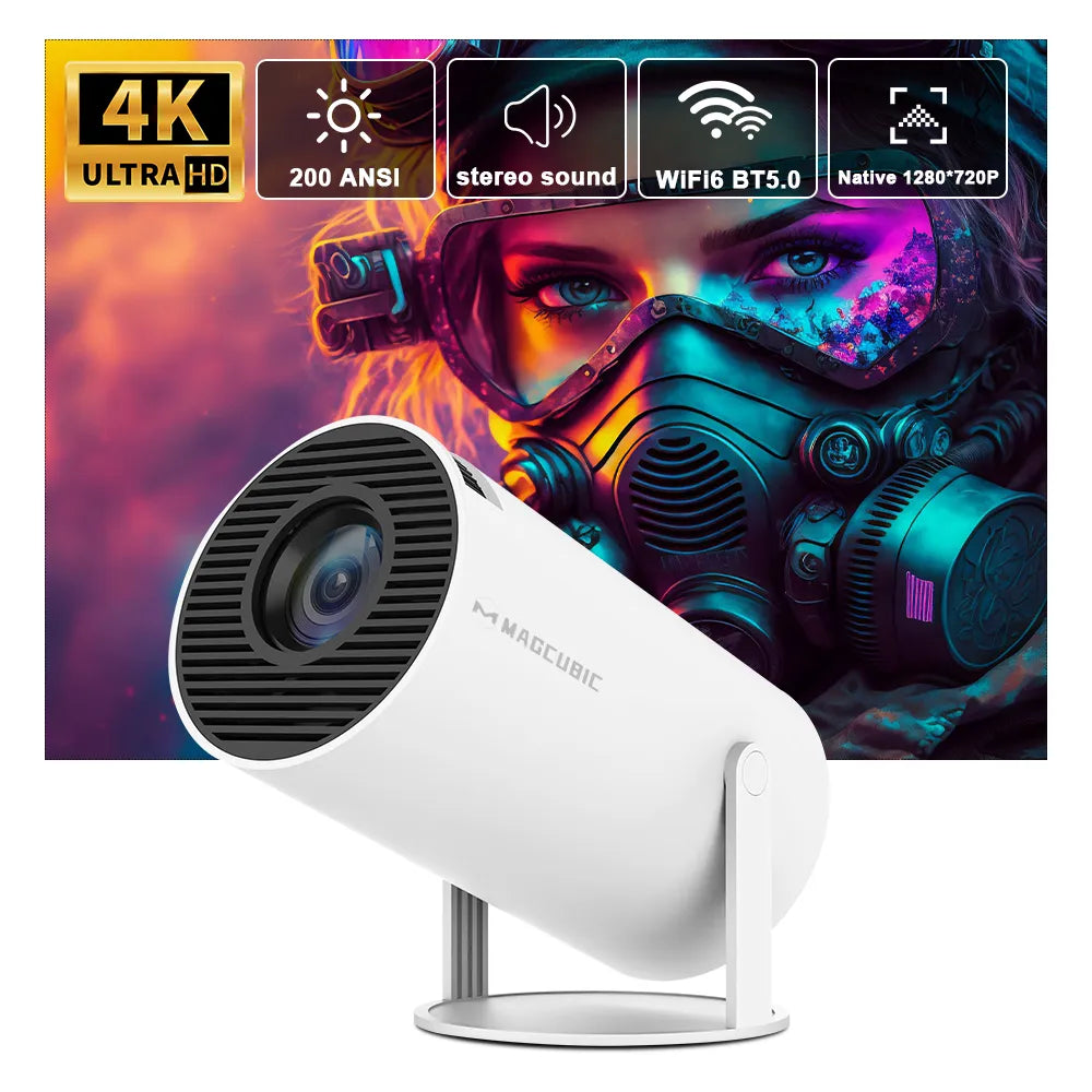 Transpeed Projector 4K Android 11 Dual Wifi6 200