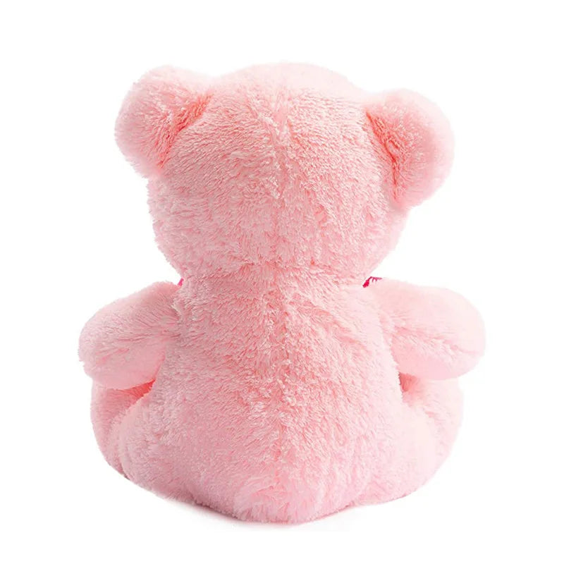 Bear Plush Toy with Rose Valentine's Day Gift