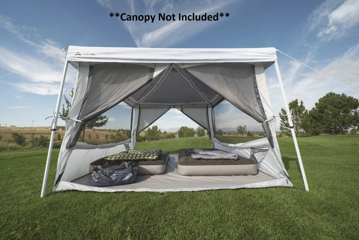 7-Person 2-in-1 Screen Tent with 2 Doors, Canopy Sold Separately