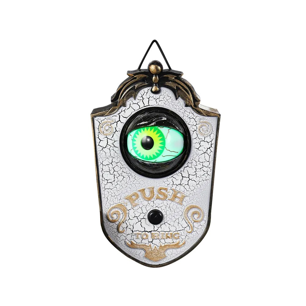 Luminous One Eyed Doorbell Haunted Decorations