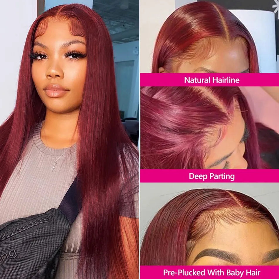 Peruvian Straight Hair Lace Front Wig