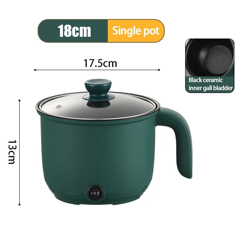 1.5L Capacity Mini Home Cooking Pot Multifunctional