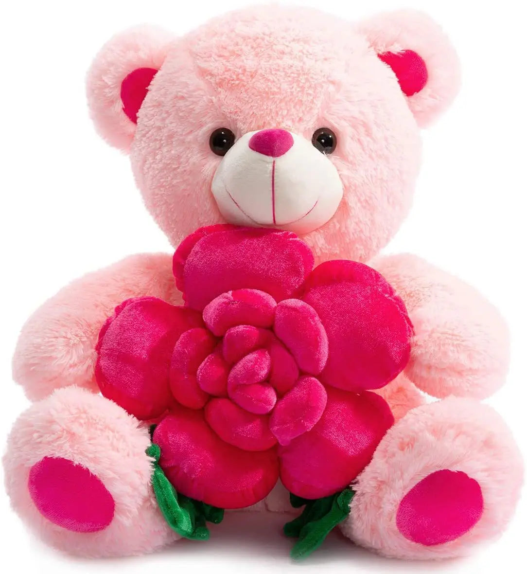 Bear Plush Toy with Rose Valentine's Day Gift