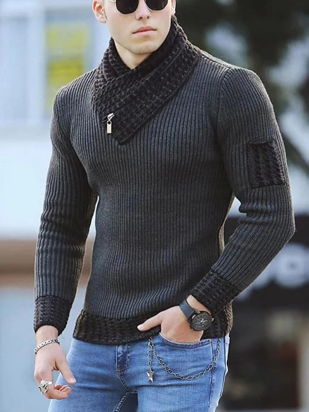 Turtleneck  Warm Cotton Pullovers Sweaters