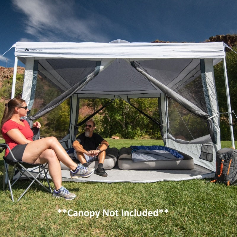 7-Person 2-in-1 Screen Tent with 2 Doors, Canopy Sold Separately