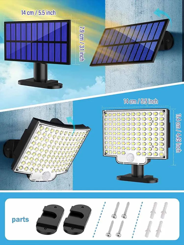 106LED Solar Light Outdoor Waterproof