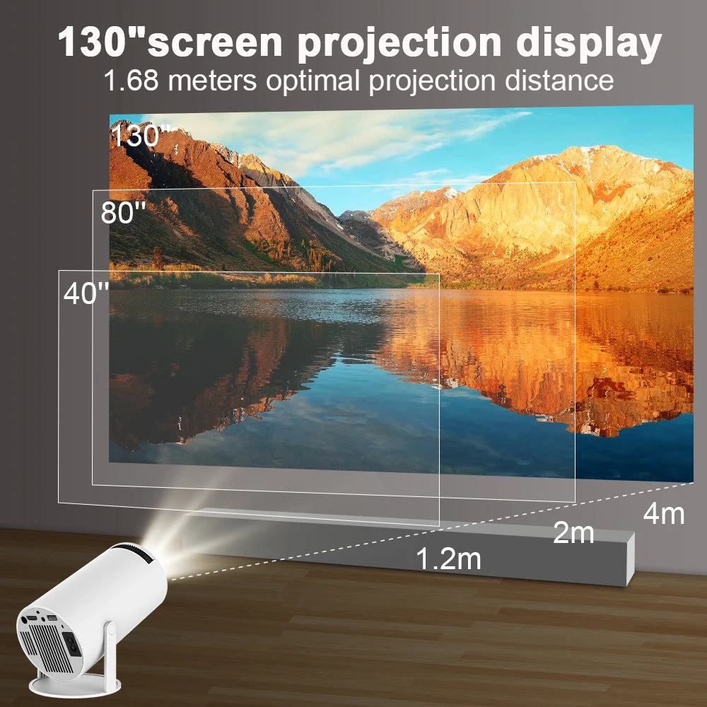 Transpeed Projector 4K Android 11 Dual Wifi6 200