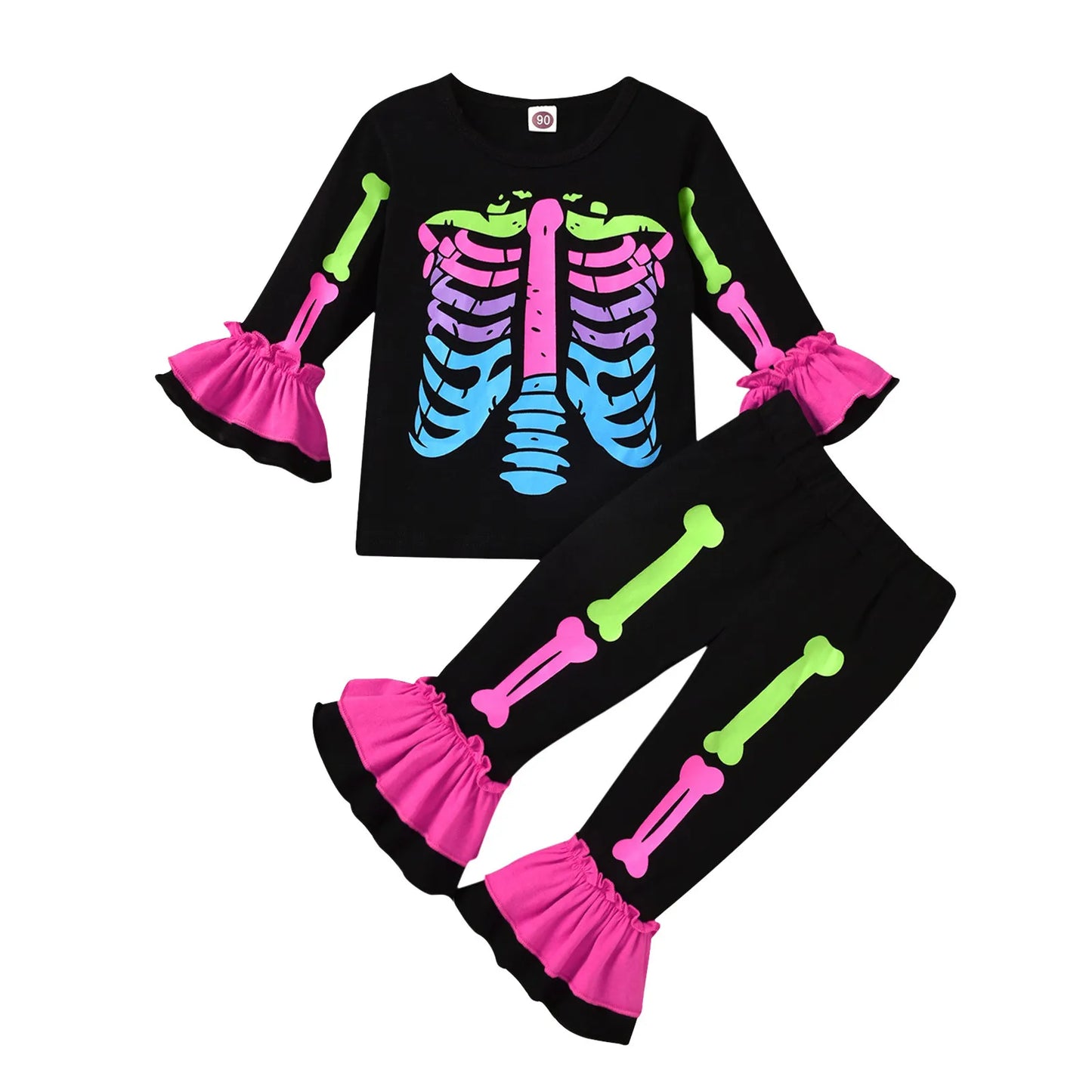 Girls Outfit Skeleton