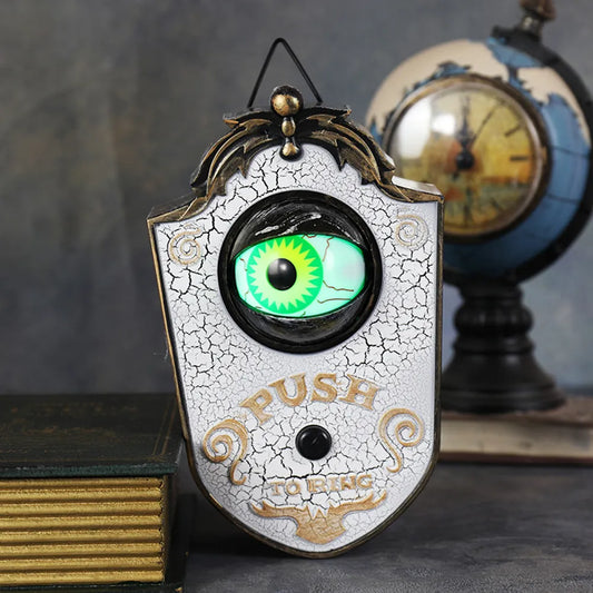 Luminous One Eyed Doorbell Haunted Decorations