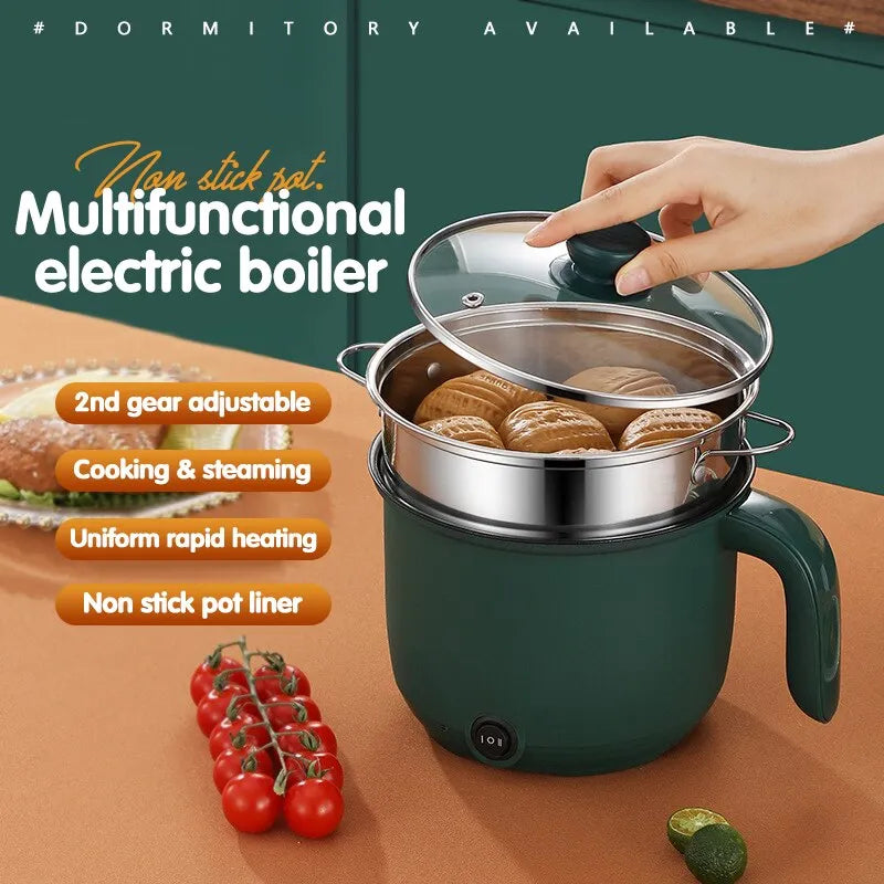 1.5L Capacity Mini Home Cooking Pot Multifunctional