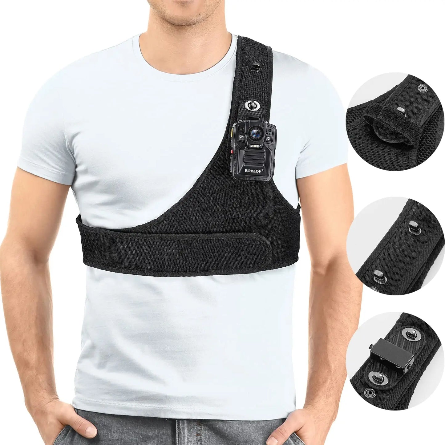 Camera Chest Shoulder Single Vest