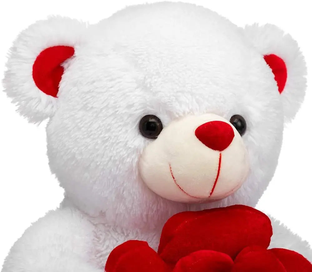 Bear Plush Toy with Rose Valentine's Day Gift