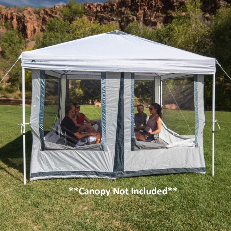 7-Person 2-in-1 Screen Tent with 2 Doors, Canopy Sold Separately