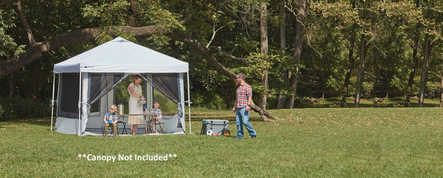 7-Person 2-in-1 Screen Tent with 2 Doors, Canopy Sold Separately