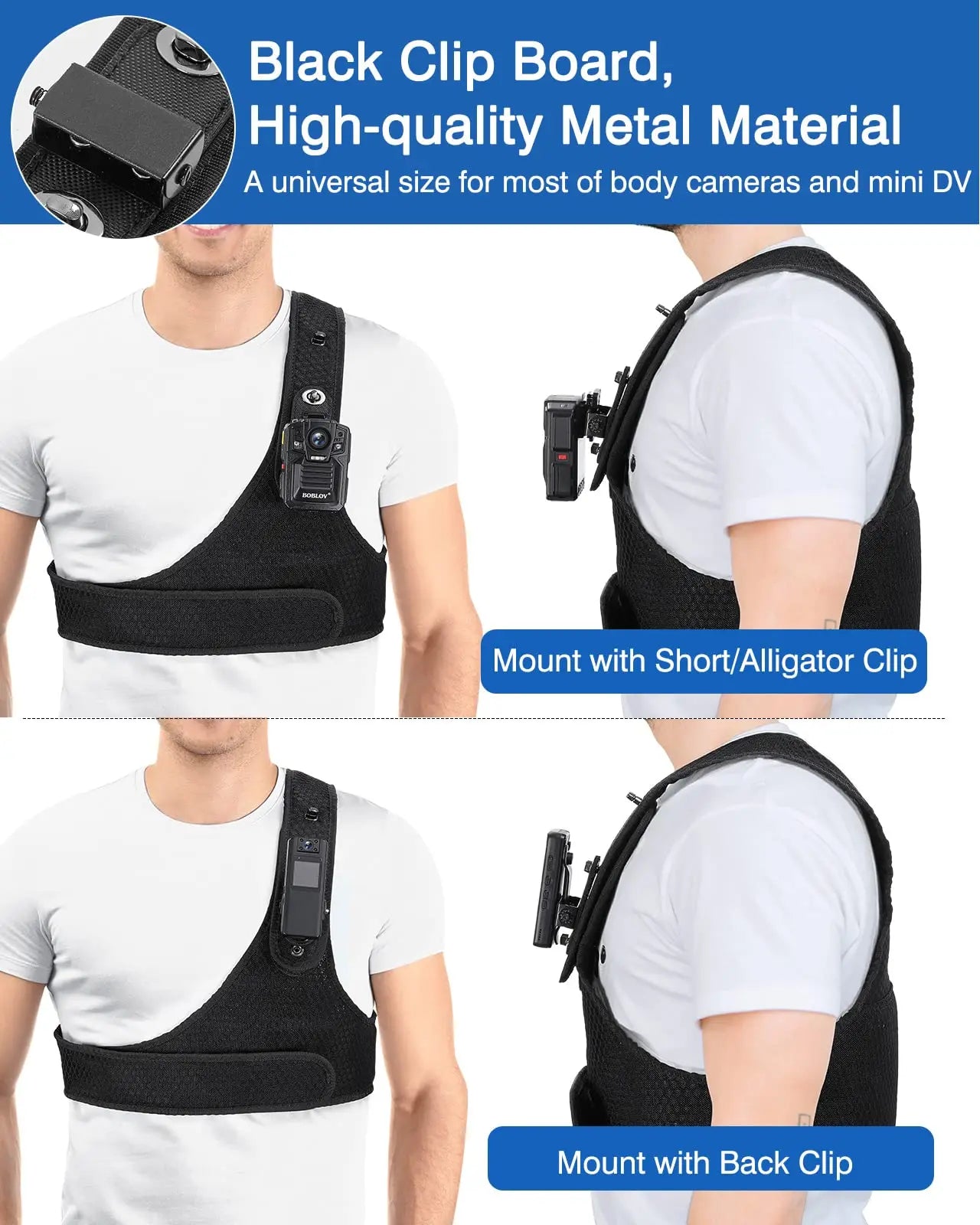 Camera Chest Shoulder Single Vest